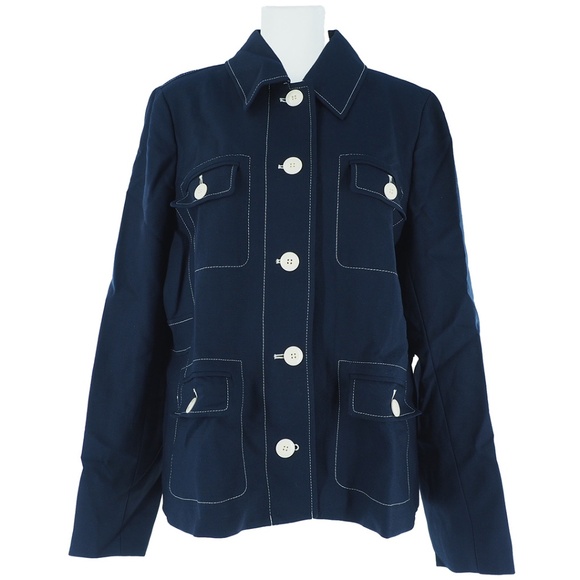 J.Crew Tailored Jacket with Contrast Stitch